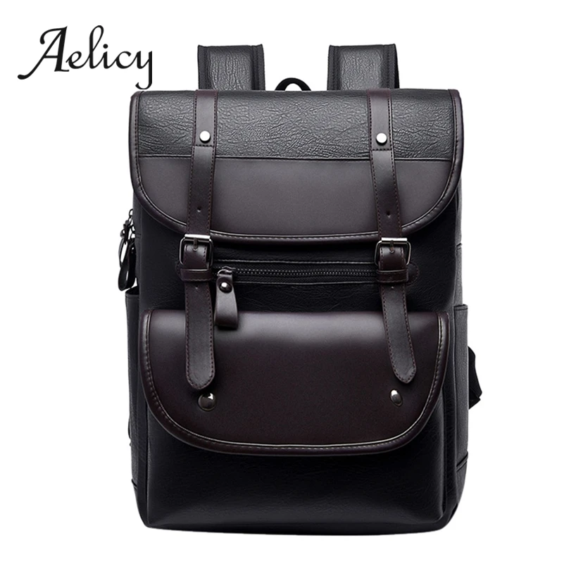 Aelicy Laptop Backpacks Men Bag Casual Waterproof Men Backpack Bags PU Leather Backpacks Travel Man Backpack Computer Solid
Aelicy Laptop Backpacks Men Bag Casual Waterproof Men Backpack Bags PU Leather Backpacks Travel Man Backpack Computer Solid