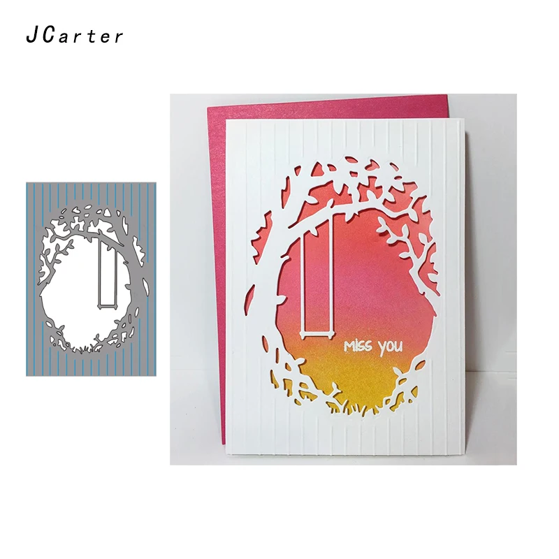 JC Metal Cutting Dies for Scrapbooking Dies Cut Craft Swing Branch Background Stencil Handmade Paper Card Make Model Decoration
JC Metal Cutting Dies for Scrapbooking Dies Cut Craft Swing Branch Background Stencil Handmade Paper Card Make Model Decoration
