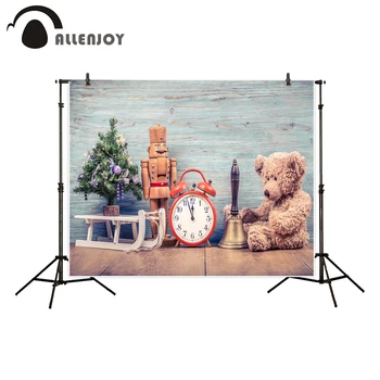 Allenjoy kids background for photography new year tree bear toy bronze bell vintage clock wood sleigh wall backdrop photocall
Allenjoy kids background for photography new year tree bear toy bronze bell vintage clock wood sleigh wall backdrop photocall