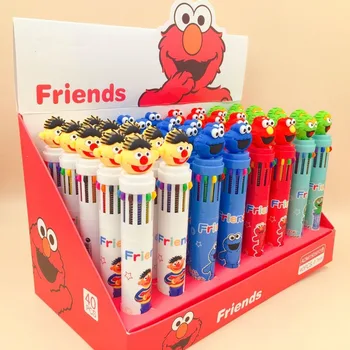 40pcs/lot Cartoon 0.7mm Anime Sesame Street Friends 12 Colors Press Ballpoint Pens Ball Pens Supply Gift Stationery prize
40pcs/lot Cartoon 0.7mm Anime Sesame Street Friends 12 Colors Press Ballpoint Pens Ball Pens Supply Gift Stationery prize