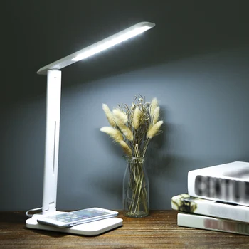 Wireless Charging LED Desk Lamp USB Night Light Touching Control 3 Modes Eye-caring Table lamp Bedside Light for Office Bedroom
Wireless Charging LED Desk Lamp USB Night Light Touching Control 3 Modes Eye-caring Table lamp Bedside Light for Office Bedroom