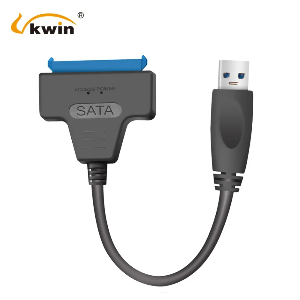 VKWIN USB to SATA Cable Adapter USB3.0 to SATA3 Up to 6 Gbps Support 2.5" SSD HDD Hard Drive 22 Pin Sata III Cable Adapter
VKWIN USB to SATA Cable Adapter USB3.0 to SATA3 Up to 6 Gbps Support 2.5" SSD HDD Hard Drive 22 Pin Sata III Cable Adapter