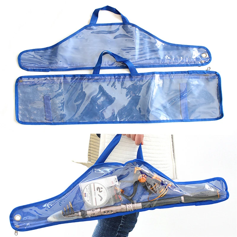 1Pcs 68cm/71cm Fishing Bags Portable Folding Fishing Rod Carrier Canvas Transparent Plastic Pole Storage Handbag
1Pcs 68cm/71cm Fishing Bags Portable Folding Fishing Rod Carrier Canvas Transparent Plastic Pole Storage Handbag