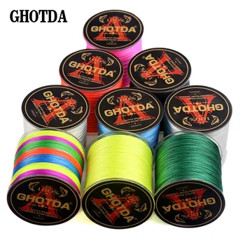 GHOTDA 4 Strands Weaves 500M Extreme Strong Japan Multifilament PE 4 Braided Fishing Line
GHOTDA 4 Strands Weaves 500M Extreme Strong Japan Multifilament PE 4 Braided Fishing Line