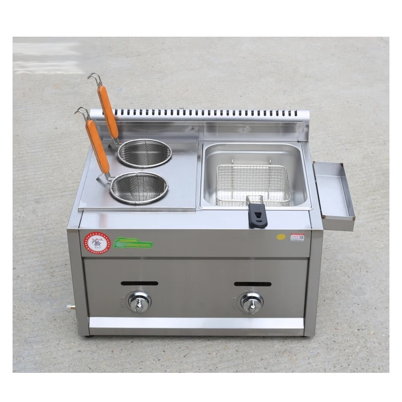 2 in 1 Functional Gas Pasta Cooker 2 pots Noodle cook stove fried chicken potato chips frying machine
2 in 1 Functional Gas Pasta Cooker 2 pots Noodle cook stove fried chicken potato chips frying machine