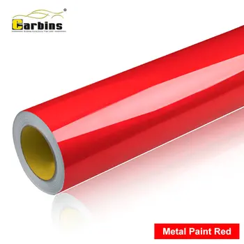 Carbins Metal Paint Fire Red Color Wraps Film 1.52*18m Roll Size for all Full Car Color Changing
Carbins Metal Paint Fire Red Color Wraps Film 1.52*18m Roll Size for all Full Car Color Changing