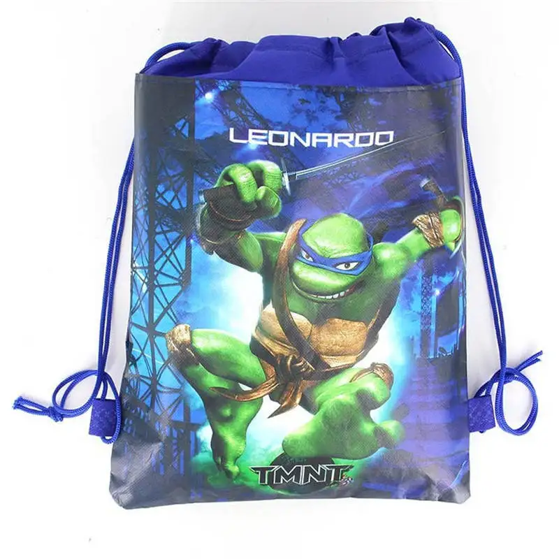 High Quality 34cmx27cm Drawstring Bag Ninja Turtle Child Travel School Bag Fabrics Backpack Women Shopping Non-woven Bag Supply
High Quality 34cmx27cm Drawstring Bag Ninja Turtle Child Travel School Bag Fabrics Backpack Women Shopping Non-woven Bag Supply