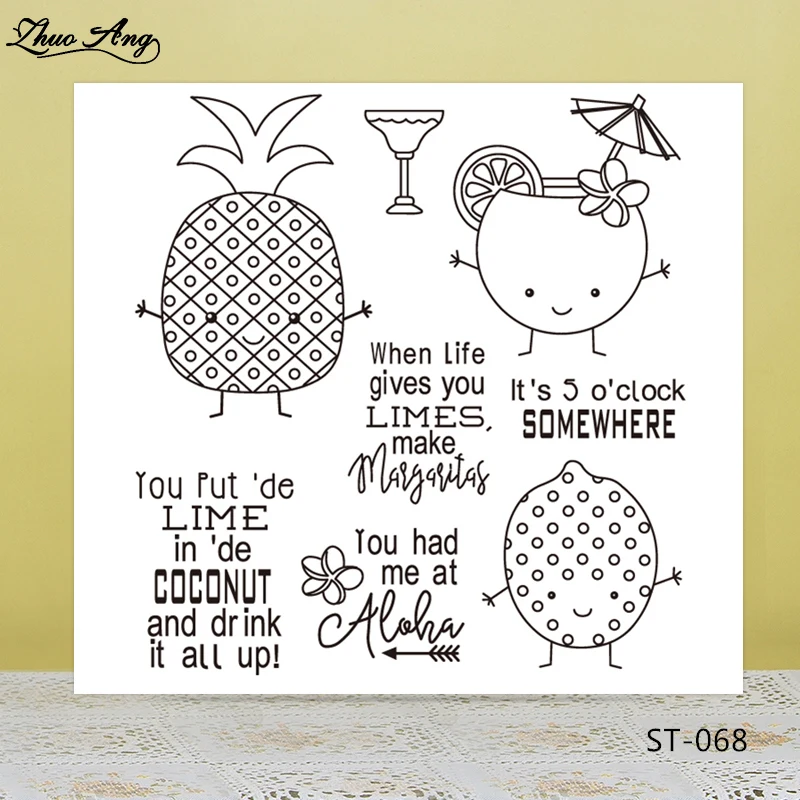 Coconut and Fruits Clear Silicone Stamp/Seal for DIY Scrapbooking/Photo Album Decorative Card Making Clear Stamps
Coconut and Fruits Clear Silicone Stamp/Seal for DIY Scrapbooking/Photo Album Decorative Card Making Clear Stamps