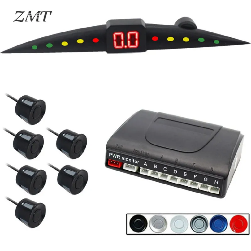 Car Parking Radar Monitor Detector System Auto LED Reversing Rada Buzzer Sound 6 Probe Monitoring Digital Display PZ3016
Car Parking Radar Monitor Detector System Auto LED Reversing Rada Buzzer Sound 6 Probe Monitoring Digital Display PZ3016