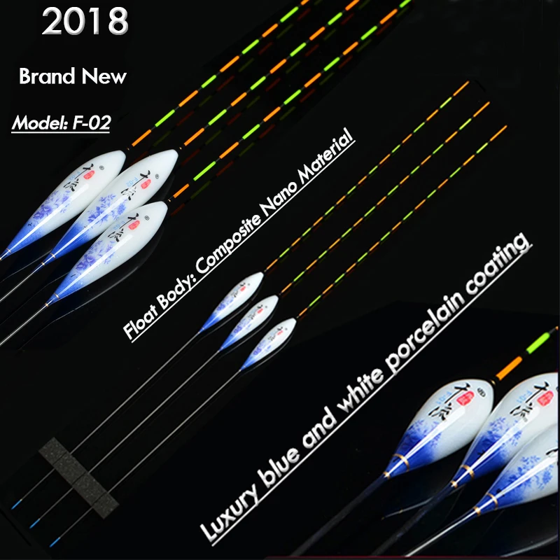 3pcs/lot Brand New Fishing Floats Exquisite Blue and White Porcelain Coating Composite Nano Flotador Pesca Big Fish Bobbers
3pcs/lot Brand New Fishing Floats Exquisite Blue and White Porcelain Coating Composite Nano Flotador Pesca Big Fish Bobbers