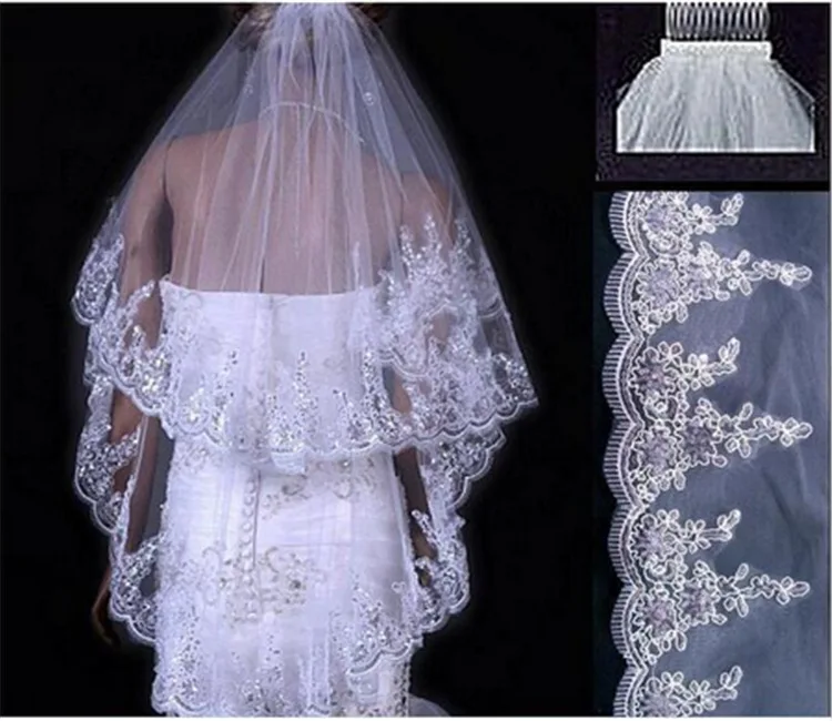 0.5Meter White Ivory Short Wedding Veils Lace Edge Bridal Veil with Comb FloweWedding Accessories Bride Muslim Wedding Veil
0.5Meter White Ivory Short Wedding Veils Lace Edge Bridal Veil with Comb FloweWedding Accessories Bride Muslim Wedding Veil