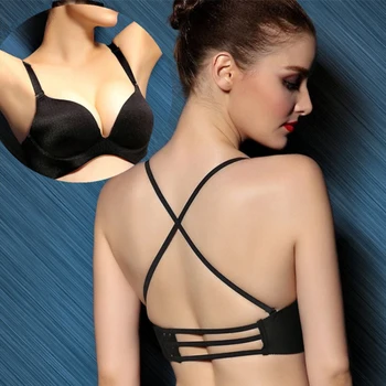 New Fashion intimates new sexy seamless bra Cross Back women underwear push up one piece bra support free shipping H259
New Fashion intimates new sexy seamless bra Cross Back women underwear push up one piece bra support free shipping H259