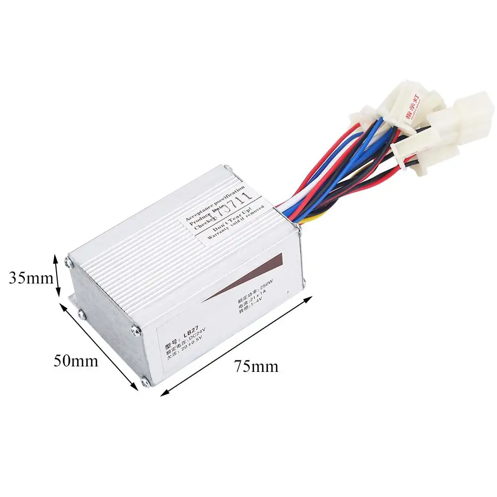 Clearance 24V/36V/48V 250/350/500W DC Electric Bike Motor Brushed Controller Box for Electric Bicycle Scooter E-bike Accessory 8