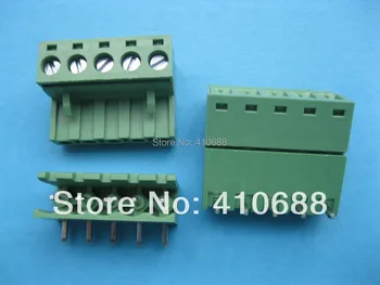 60 Pcs Angle 5 way/pin Pitch 5.08mm Screw Terminal Block Connector Pluggable Type Green 2EDCK-2EDCR-5.08
60 Pcs Angle 5 way/pin Pitch 5.08mm Screw Terminal Block Connector Pluggable Type Green 2EDCK-2EDCR-5.08