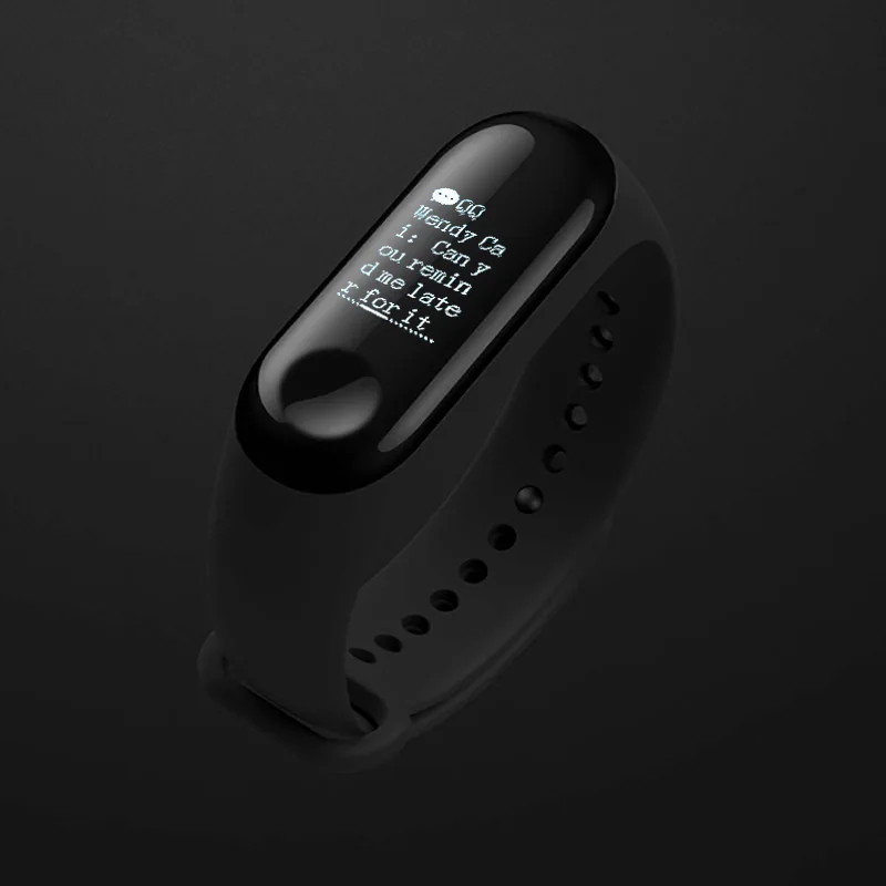 Оригинальный Xiaomi Mi Band 3 Miband для Android IOS фитнес трекер монитор сердечного ритма 0 78