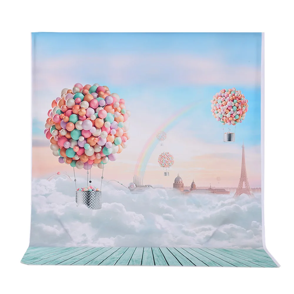Andoer 1.5*2m Photography Background Ballons Rainbow Blue Sky Pattern Photo Studio Backdrop for Children Kids Portrait Shooting
Andoer 1.5*2m Photography Background Ballons Rainbow Blue Sky Pattern Photo Studio Backdrop for Children Kids Portrait Shooting