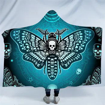 Death Moth Hooded Blanket Gothic Skull Blue Stars Sherpa Fleece Butterfly Adults Kids Throw Blanket Microfiber
Death Moth Hooded Blanket Gothic Skull Blue Stars Sherpa Fleece Butterfly Adults Kids Throw Blanket Microfiber