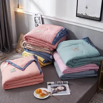 Summer Washed Cotton Soft Breathable Air Condition Blanket Thin Stripe Comforter Bed Cover Bedding Coverlet
Summer Washed Cotton Soft Breathable Air Condition Blanket Thin Stripe Comforter Bed Cover Bedding Coverlet