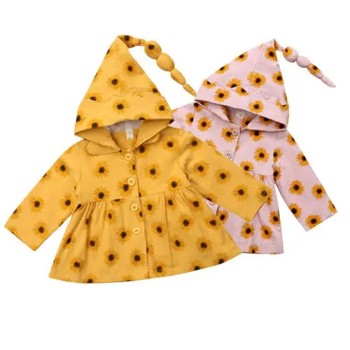 Summer Sunflower Floral Print Holiday Cool Sweet Baby Girl Kids Hooded Windbreaker Outwear Coat Jacket Overcoat Raincoat Button
Summer Sunflower Floral Print Holiday Cool Sweet Baby Girl Kids Hooded Windbreaker Outwear Coat Jacket Overcoat Raincoat Button