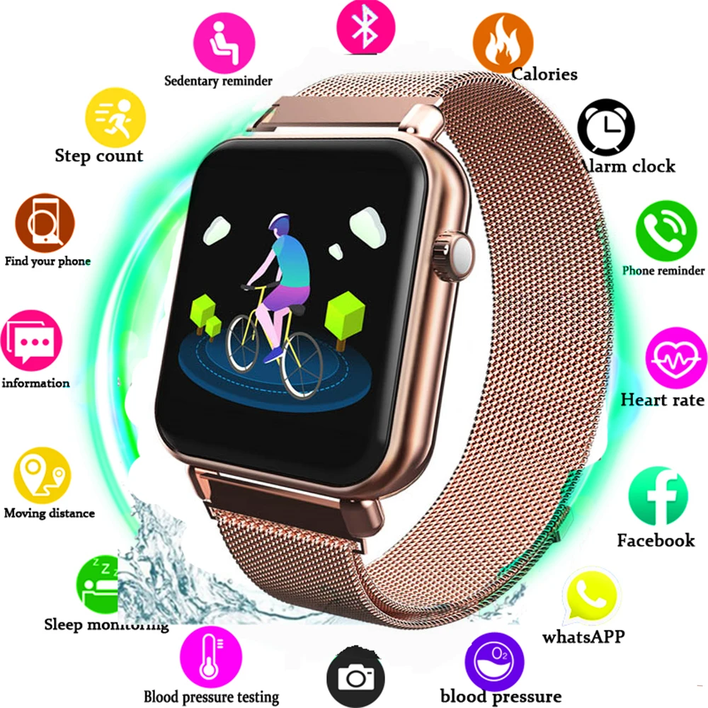 Fitness Tracker Smart Watch Sport Waterproof Smartwatch Heart Rate Monitor Blood Pressure SmartWatch For Android IOS Series 4
Fitness Tracker Smart Watch Sport Waterproof Smartwatch Heart Rate Monitor Blood Pressure SmartWatch For Android IOS Series 4