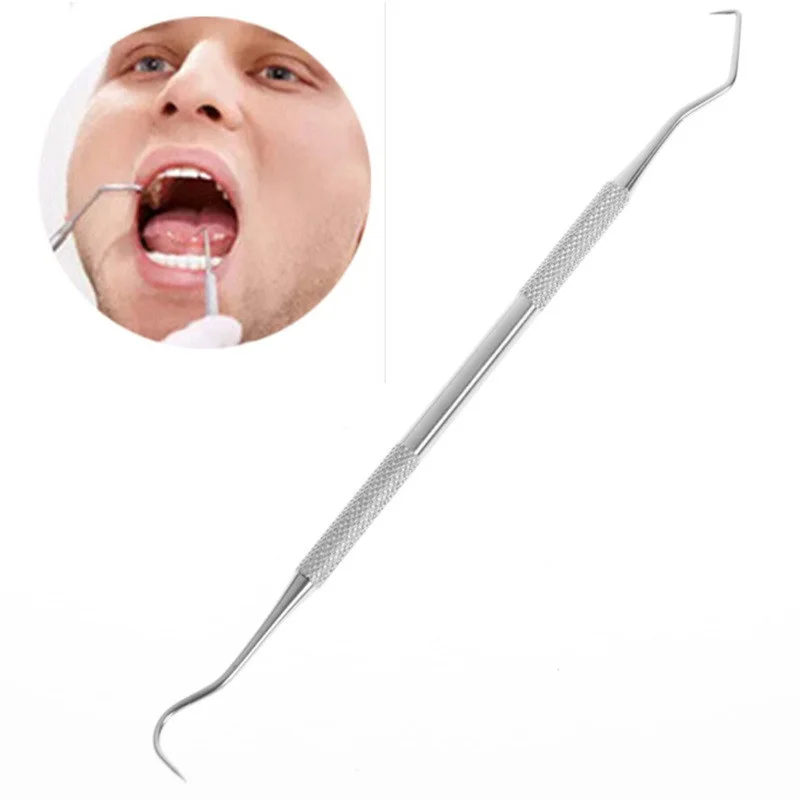 1PC Useful Stainless Steel Tooth Dental Explorer Double Hook Dental Instrument Probe Materials Dentist Tools
1PC Useful Stainless Steel Tooth Dental Explorer Double Hook Dental Instrument Probe Materials Dentist Tools