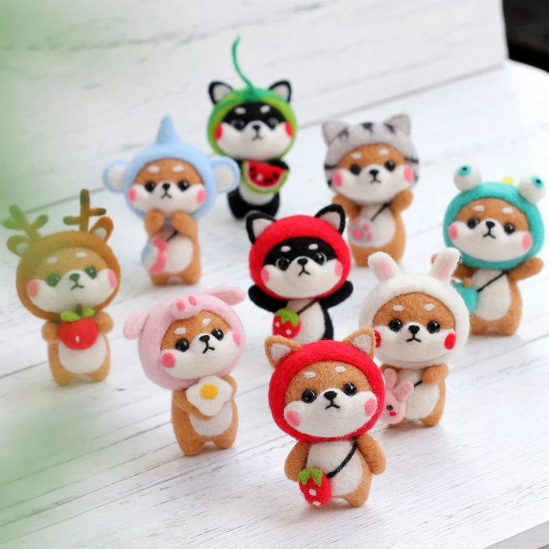 Kawaii Stuffed Plush Animals Toys for Children Shiba Inu Doll Handmade Plush Doll Material Package Christmas Kids Toys Xmas Gift
Kawaii Stuffed Plush Animals Toys for Children Shiba Inu Doll Handmade Plush Doll Material Package Christmas Kids Toys Xmas Gift