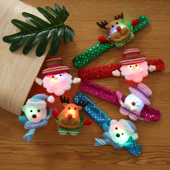 5pcs Christmas Gifts Children's Lights Clap Ring Bracelet Elk Snowman Small Cartoon Three-dimensional Watch Decorations
5pcs Christmas Gifts Children's Lights Clap Ring Bracelet Elk Snowman Small Cartoon Three-dimensional Watch Decorations