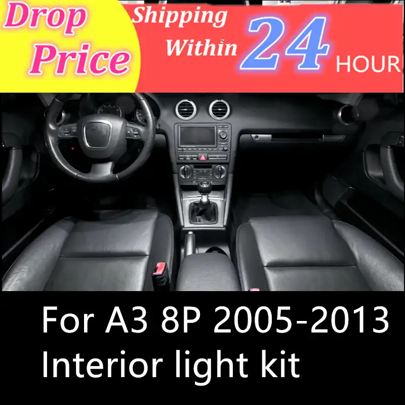 Shinman 12pcs Error Free Car Led Interior Light Kit Package