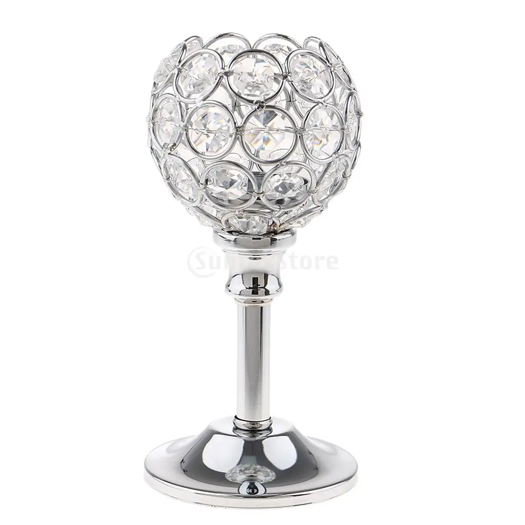 CRYSTAL Metal CANDLE HOLDER CANDLESTICK WEDDING HOLIDAYS CHRISTMAS EVENTS TABLETOP DECOR ORNAMENT
CRYSTAL Metal CANDLE HOLDER CANDLESTICK WEDDING HOLIDAYS CHRISTMAS EVENTS TABLETOP DECOR ORNAMENT