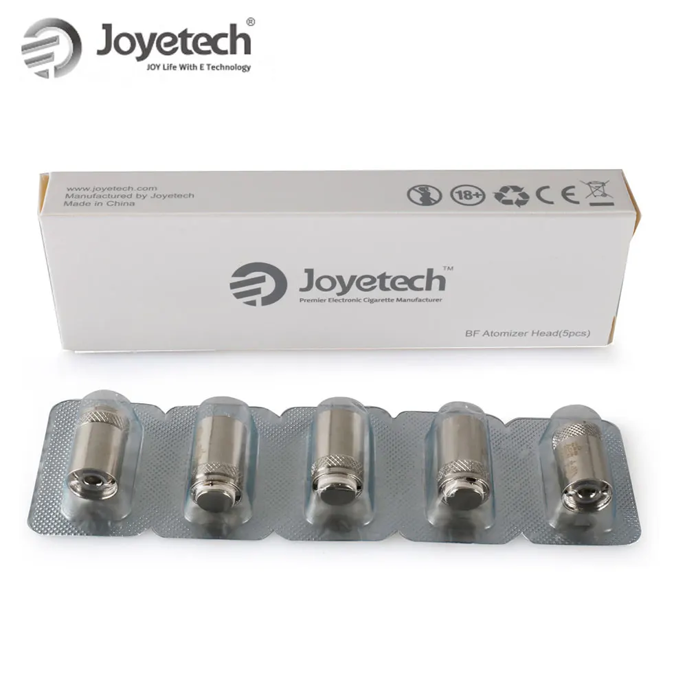 Original Joyetech BF SS316 Coil 0.5/0.6/1.0ohm Replacement Atomizer Head for CUBIS/eGO AIO/Cuboid Mini 5pcs/lot e-Cigarette