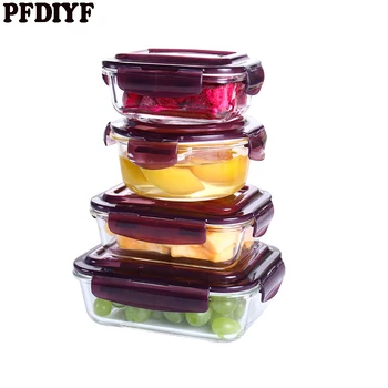 Best 3Pcs/set Portable Microwave Glass Lunch Box Sealing Leakproof Lunchbox Quality Health Tableware Bento Box Food Container
Best 3Pcs/set Portable Microwave Glass Lunch Box Sealing Leakproof Lunchbox Quality Health Tableware Bento Box Food Container