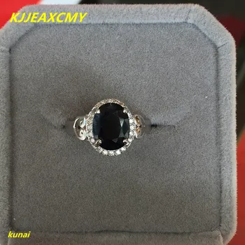 KJJEAXCMY fine jewelry 925 silver inlaid natural sapphire lady's ring with two colors. cvbg
KJJEAXCMY fine jewelry 925 silver inlaid natural sapphire lady's ring with two colors. cvbg