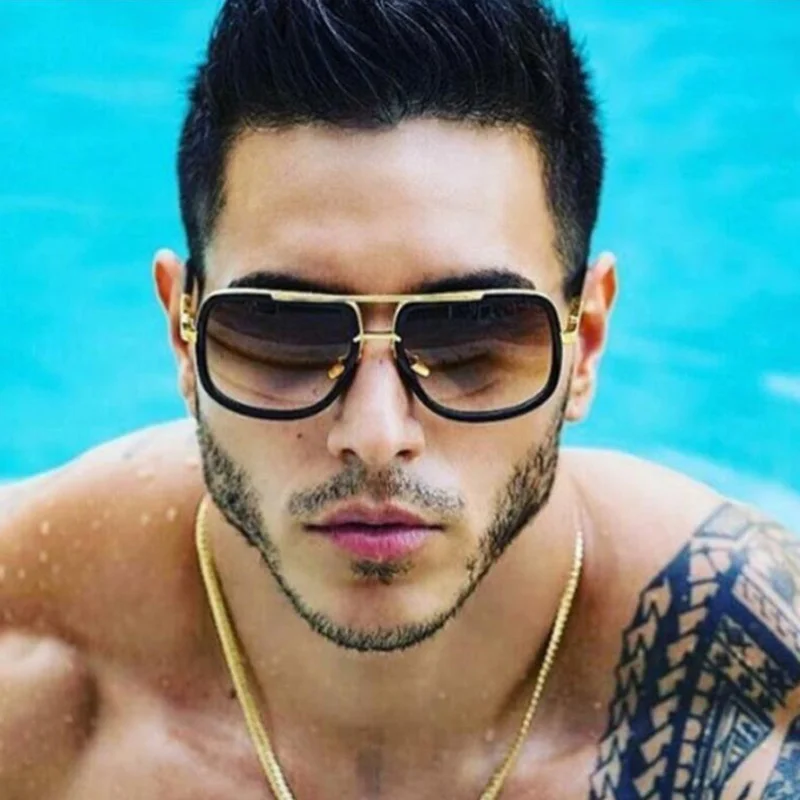 REALSTAR 2018 Fashion Trend Mach One Adam Lambert Aviation Sunglasses Vintage Brand Design Sun Glasses Men Women Oculos De Sol
REALSTAR 2018 Fashion Trend Mach One Adam Lambert Aviation Sunglasses Vintage Brand Design Sun Glasses Men Women Oculos De Sol