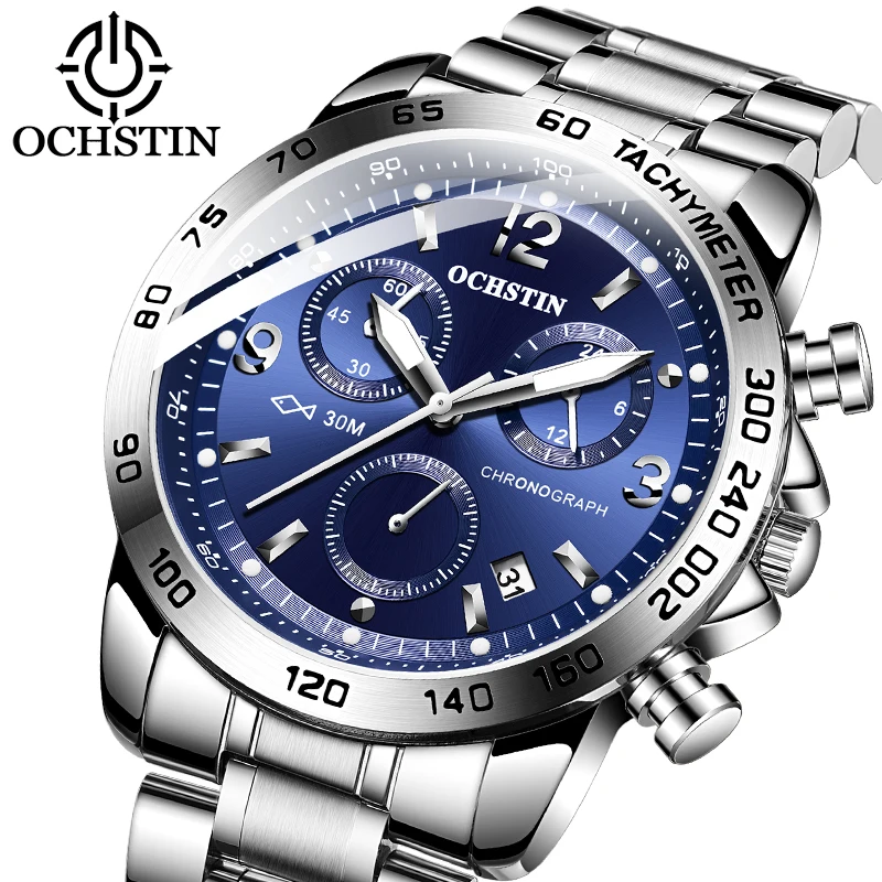 OCHSTIN Men Watch Band Casual Wrist Hand Watch Waterproof Chronograph Quartz Black Male Date Steel Strap Clock
OCHSTIN Men Watch Band Casual Wrist Hand Watch Waterproof Chronograph Quartz Black Male Date Steel Strap Clock