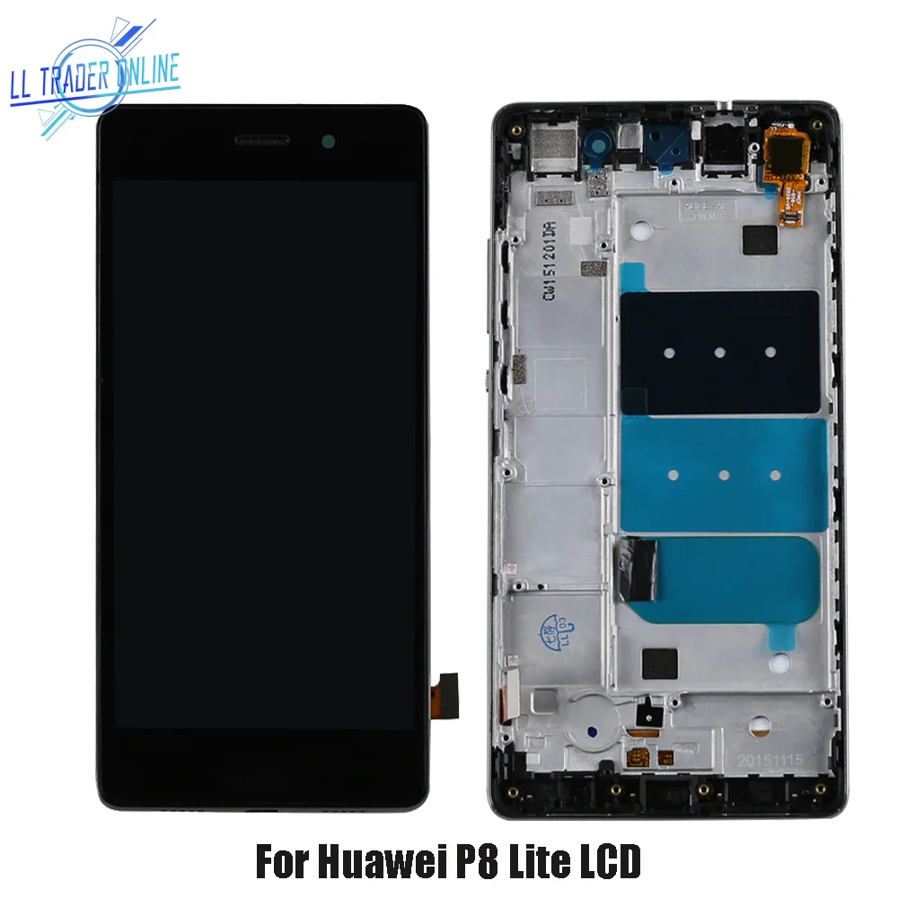LL TRADER 5.0'' Pantalla Screen Replacement For Huawei P8 Lite Display Touch P8 Lite LCD With Frame Assembly Digitizer+Tools
LL TRADER 5.0'' Pantalla Screen Replacement For Huawei P8 Lite Display Touch P8 Lite LCD With Frame Assembly Digitizer+Tools