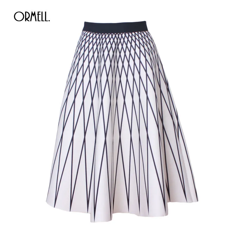 ORMELL Mermaid Stripe Women Skirt Space Cotton High Waist Women Fashion Ladies Party Club Midi Skirts Faldas Vintage Saias 
ORMELL Mermaid Stripe Women Skirt Space Cotton High Waist Women Fashion Ladies Party Club Midi Skirts Faldas Vintage Saias