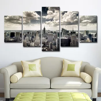 Canvas Wall Art HD Prints Pictures Living Room 5 Pieces New York City Building Aerial view Paintings Home Decor Poster Framework
Canvas Wall Art HD Prints Pictures Living Room 5 Pieces New York City Building Aerial view Paintings Home Decor Poster Framework