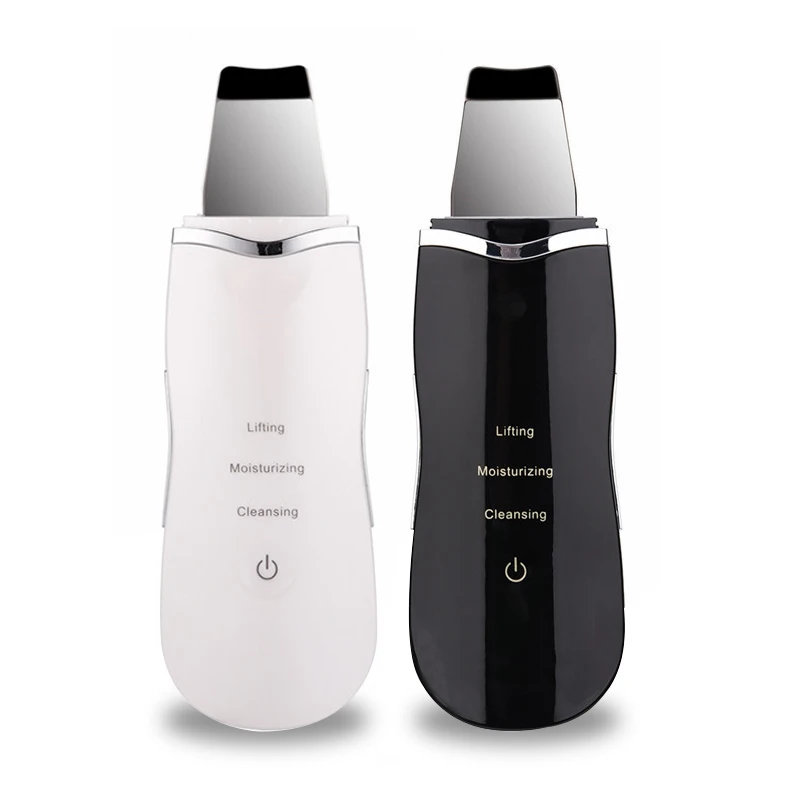 Rechargeable Ultrasonic Face Skin Scrubber Facial Cleaner Peeling Vibration Blackhead Removal Exfoliating Pore Cleaner Tools
Rechargeable Ultrasonic Face Skin Scrubber Facial Cleaner Peeling Vibration Blackhead Removal Exfoliating Pore Cleaner Tools