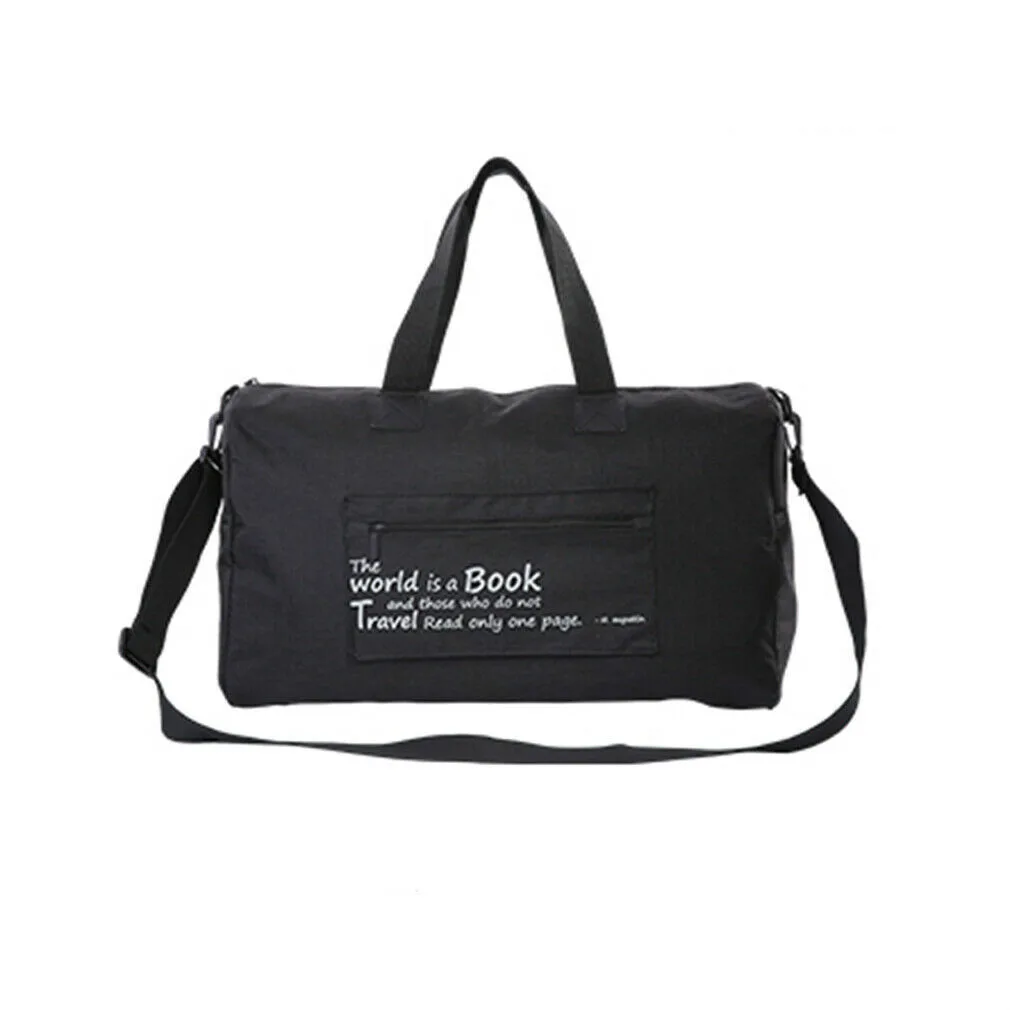 Large-capacity travel bag casual nylon solid color portable folding duffle bag multi-function shoulder bag
Large-capacity travel bag casual nylon solid color portable folding duffle bag multi-function shoulder bag