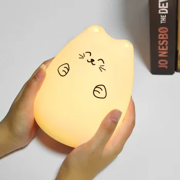 Premium Silicone Cat Animal Night light 7 Colors RGB LED Desk Table Bedroom Decoration lamp USB Rechargeable Touch Sensor light
Premium Silicone Cat Animal Night light 7 Colors RGB LED Desk Table Bedroom Decoration lamp USB Rechargeable Touch Sensor light