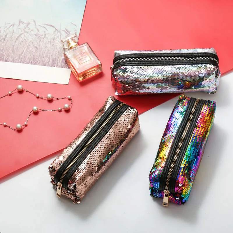 Back to School Pencil Case Bts Mermaid Sequins Pencil Case Glitter Large Capacity Glitter Handbag Cosmetic Bag For Girls Gift
Back to School Pencil Case Bts Mermaid Sequins Pencil Case Glitter Large Capacity Glitter Handbag Cosmetic Bag For Girls Gift
