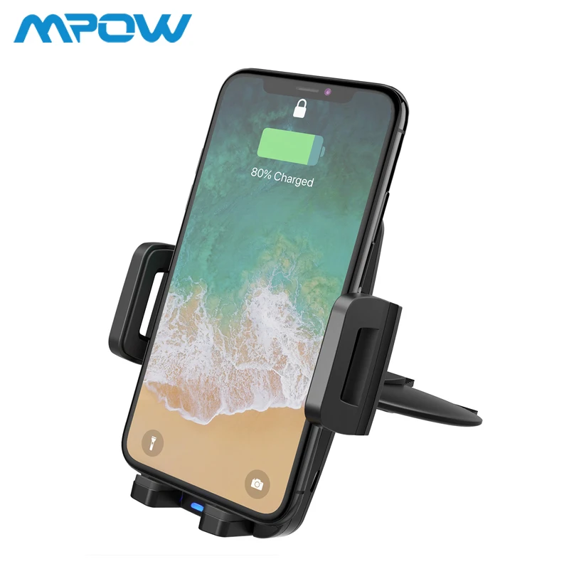 Mpow CA108 2 in 1 10W/7.5W/5W Qi Wireless Charger CD Slot Car Phone Holder Stand For iPhone X 8/Plus Samsung S9 S8 S7 S6 Note 8
Mpow CA108 2 in 1 10W/7.5W/5W Qi Wireless Charger CD Slot Car Phone Holder Stand For iPhone X 8/Plus Samsung S9 S8 S7 S6 Note 8