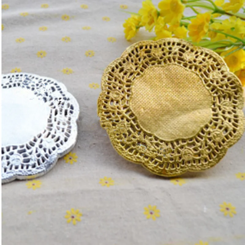100PCS/LOT 4.5/5.5/6.5/7.5/8.5/10/12 Inch gold silver paper doilies placemats coasters table accessories mat pad paper coasters
100PCS/LOT 4.5/5.5/6.5/7.5/8.5/10/12 Inch gold silver paper doilies placemats coasters table accessories mat pad paper coasters