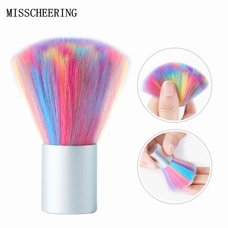 New 1pcs Rainbow Soft Fluffy Dust Cleaning Nail Art Brush Pen Glitter Remover UV Gel Powder Removal Makeup Manicure Tools
New 1pcs Rainbow Soft Fluffy Dust Cleaning Nail Art Brush Pen Glitter Remover UV Gel Powder Removal Makeup Manicure Tools