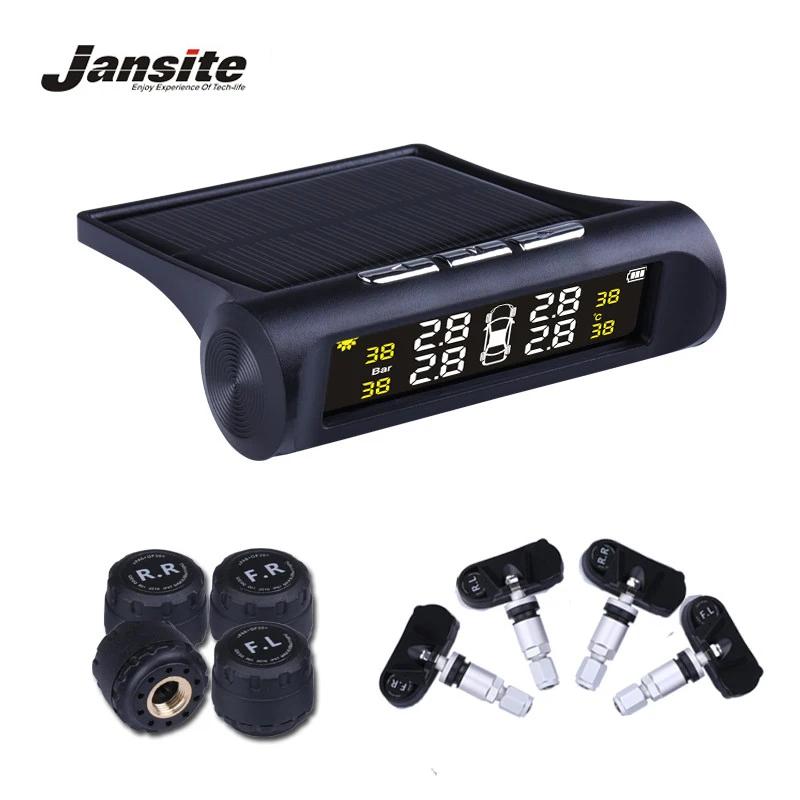Jansite Universal Car TPMS Solar Power Tire Pressure Alarm Monitor System Display Temperature Pressure Warning Tyre for Toyota
Jansite Universal Car TPMS Solar Power Tire Pressure Alarm Monitor System Display Temperature Pressure Warning Tyre for Toyota