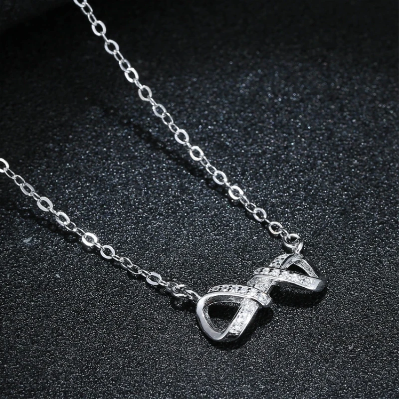Literary Bow Sweet Elegant Fresh 925 Sterling Silver Clavicle Chain Temperament Personality Trendy Female Necklace SNE243
Literary Bow Sweet Elegant Fresh 925 Sterling Silver Clavicle Chain Temperament Personality Trendy Female Necklace SNE243