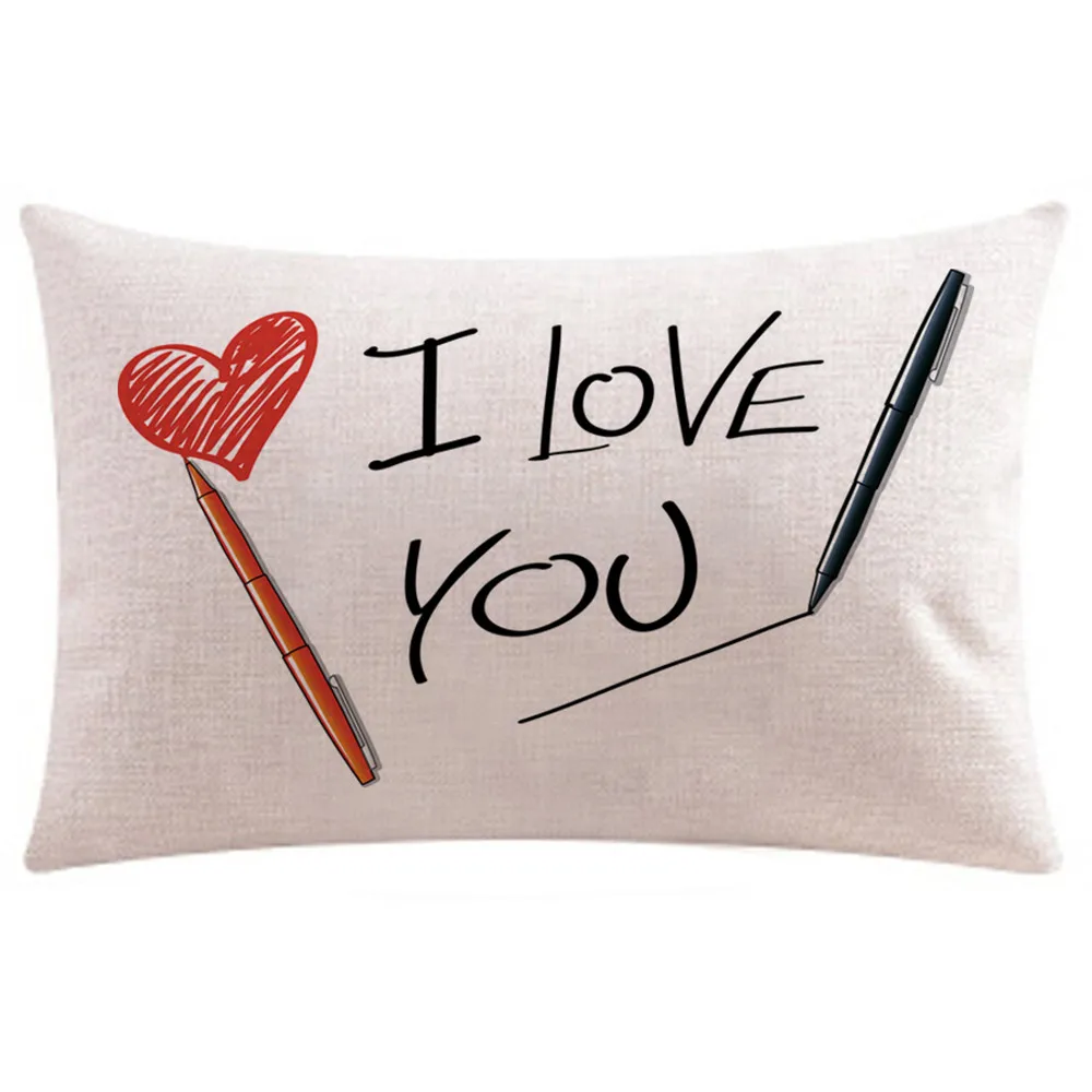 6 styles cushion covers Happy Valentine Rectangle Decorative Pillowcases Sofa Waist home decor maison Throw PillowCase F300114
6 styles cushion covers Happy Valentine Rectangle Decorative Pillowcases Sofa Waist home decor maison Throw PillowCase F300114