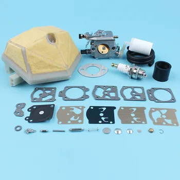 Carburetor Air Fuel Filter Line Diaphragm Kit For Husqvarna 51 55 Rancher Chainsaw Walbro WT-170-1 Intake Manifold Carb Rebuild
Carburetor Air Fuel Filter Line Diaphragm Kit For Husqvarna 51 55 Rancher Chainsaw Walbro WT-170-1 Intake Manifold Carb Rebuild