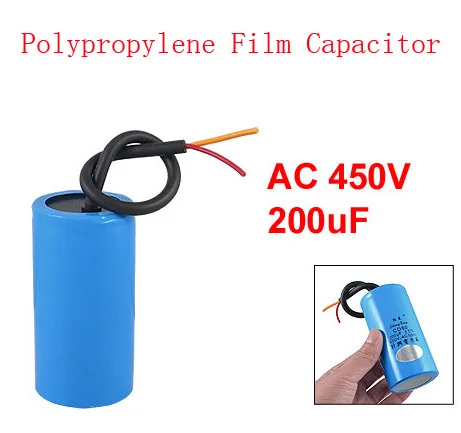 CD60 AC 450V 200uF Washing Machine Polypropylene Film Motor Start Capacitor 2pcs
CD60 AC 450V 200uF Washing Machine Polypropylene Film Motor Start Capacitor 2pcs