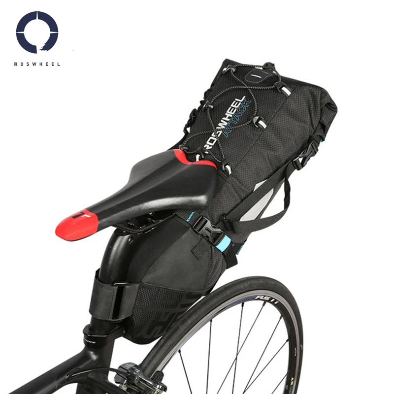 

Roswheel Bike Cycling Bicycle Storage Tail Bag Rear Seat Saddle Bag Pack Pannier Sack 8L 10L